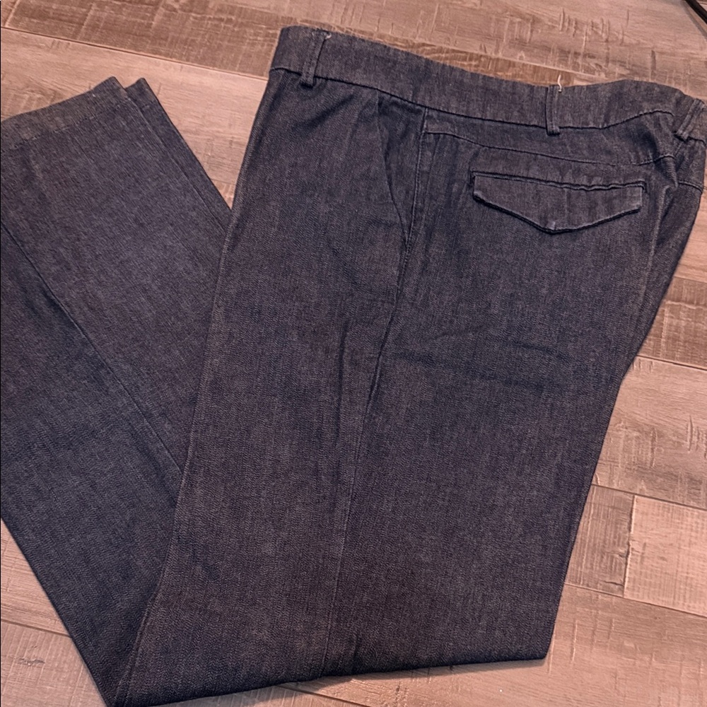Eddie Bauer Dark Blue Flare & Wide Leg Jeans